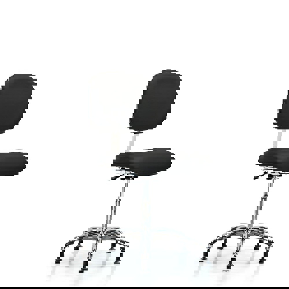 Task Chair: Vinyl, Black